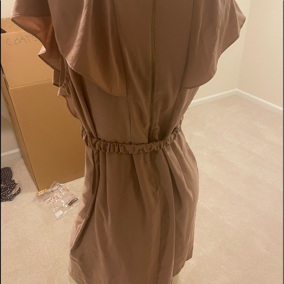 NWOT Size 12 H&M Dress. Tan. - Picture 3 of 5
